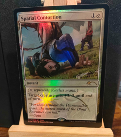Spatial Contortion FOIL - FNM Promo (Friday Night Magic) - NM (see pics) MTG - Image 1