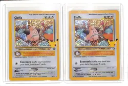 (2) Lot 2021 Pokemon Celebrations Classic Collection Cleffa #20/111 - Image 1