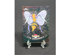 Beedrill 2000 Topps Chrome Pokemon T.V. Animation Series Holo #15 - Image 1