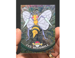 Beedrill 2000 Topps Chrome Pokemon T.V. Animation Series Holo #15 - Image 4