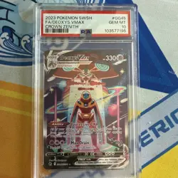 2023 DEOXYS VMAX GG45/GG70 SWORD SHIELD CROWN ZENITH POKEMON PSA 10 - Image 1