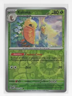 Pokemon TCG Kakuna Reverse Holo SV: Scarlet & Violet 151 #014/165 - Image 1