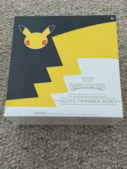 Pokemon TCG Celebrations Elite Trainer Box Pokemon Center - New Sealed - Image 1