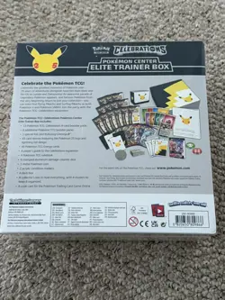Pokemon TCG Celebrations Elite Trainer Box Pokemon Center - New Sealed - Image 2