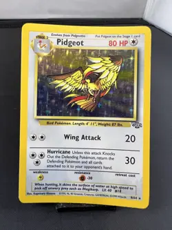 Pokemon TCG Pidgeot 8/64 Jungle Set Holo WOTC 1999 Rare Vintage HP - Image 1