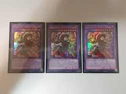 Yu-Gi-Oh! Granguignol the Dusk Dragon Ultra Rare 1st Ed PHHY-EN033 (Set Of 3) - Image 1