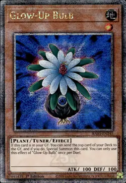 Glow-Up Bulb - Quarter Century Secret Rare 1st Edition RA03-EN245 - NM - YuGiOh - Image 1