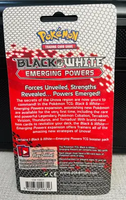 RARE 2011 RELEASE! Pokemon TCG Black & White Emerging Powers Blister pack sealed - Image 4