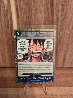 One Piece TCG Let`s Crash This Wedding!!! OP11-060 Rare NM - Image 1