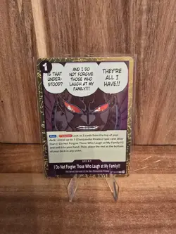 One Piece TCG I Do not forigve Those Who laugh at My Family!!! OP10-078 Rare NM - Image 1