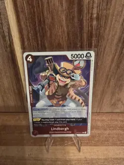 One Piece Tcg Lindbergh Op05-017 Rare Eng Nm - Image 1
