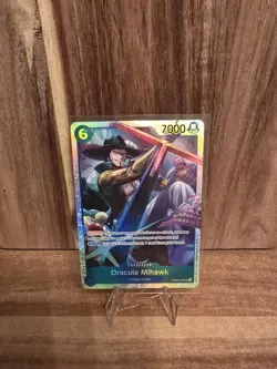One Piece Tcg Darcule Mihawk Op09-048 Super Rare Eng Nm - Image 1
