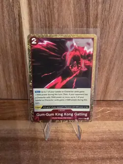 One Piece TCG Gum-Gum King Kong Gatling OP06-018 Rare NM - Image 1