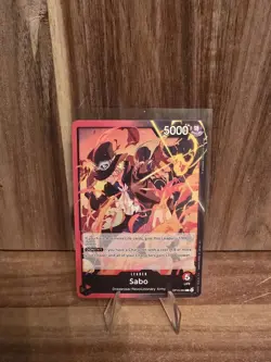 One Piece Tcg Sabo Op13-004 Leader Eng Nm - Image 1