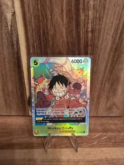 One Piece Tcg Monkey.D.Luffy Op07-109 Super Rare Eng Nm - Image 1
