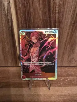 One Piece Tcg Shanks Op09-004 Super Rare Eng Nm - Image 1