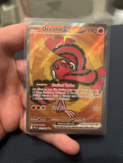 Oricorio EX 110/094 Me02: Phantasmal Flames Holo Near Mint Condition Pokemon TCG - Image 1