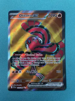 Oricorio EX 110/094 Me02: Phantasmal Flames Holo Near Mint Condition Pokemon TCG - Image 1