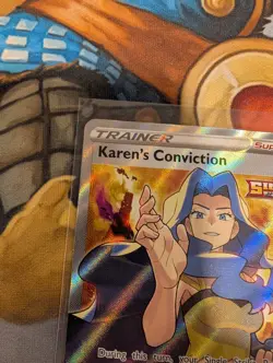 Karen's Conviction (Full Art) 193/198 Pokemon SWSH06: Chilling Reign Ultra Rare - Image 4