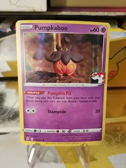 Pumpkaboo Holo Pokemon Prize Pack Series 2 Promo Pokemon Card NM/LP Play Stamp - Image 1