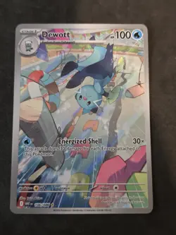 Pokemon TCG Card Dewott 106/086 S&V White Flare Illustration Rare *English* - NM - Image 1