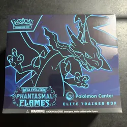 Pokemon Phantasmal Flames Pokemon Center Elite Trainer Box ETB Factory Sealed - Image 1