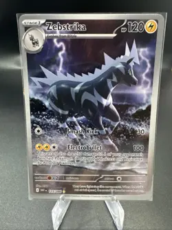 Pokemon TCG White Flare Illustration Rare Card Zebstrika 115/086 NM Condition - Image 1