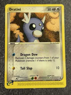 Dratini Pokemon Card 26/97 EX Dragon 2003 Pokemon TCG - Image 1