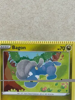 Crimp Error Pokemon Card Lot 2 Cards Bagon Totodile NM - Image 2