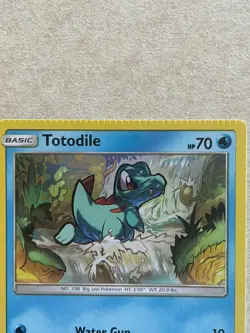 Crimp Error Pokemon Card Lot 2 Cards Bagon Totodile NM - Image 3