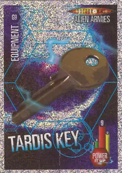 Doctor Who Alien Armies - "Tardis Key" Glitter Foil Card G9 - Image 1