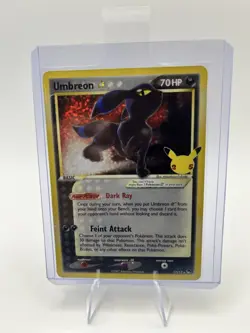 Pokemon TCG Umbreon Gold Star 17/17 Celebrations Classic Collection Holo MINT NM - Image 1