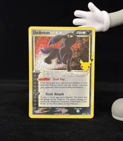 2021 Pokemon Umbreon Gold Star Holo TCG Celebrations 17/17 NM - Image 1