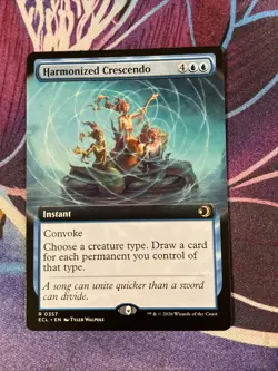 Harmonized Crescendo (Extended Art) MTG: Lorwyn Eclipsed - Image 1