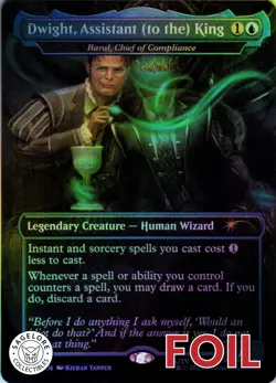 MTG Dwight, Assistant (to the) King (2168) | NM Foil | Secret Lair {SLD} - Image 1