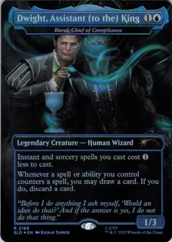 MTG Dwight, Assistant (to the) King (2168) | NM Foil | Secret Lair {SLD} - Image 2