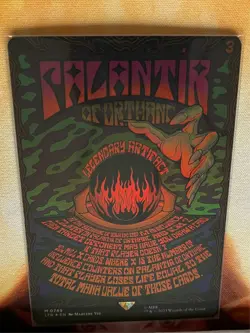 Lord of the rings - Palantir of Orthanc - Borderless poster FOIL NM - Image 1