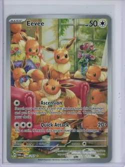 Eevee Pokemon 2024 S&V Twilight Masquerade Illustration Rare #188 NM - Image 1