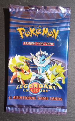 Vintage Pokemon TCG Legendary Collection Booster Pack - EMPTY -BC-1#2 - Image 1