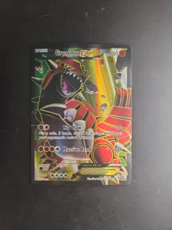Pokemon TCG Groudon EX Holofoil Ultra Rare 2015 Full Art 150/160 - Image 2