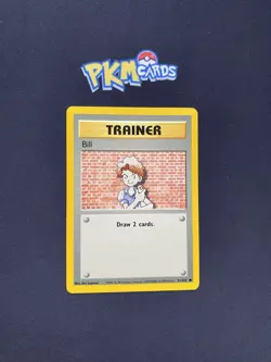 Pokemon TCG Bill Base Set 91/102 Regular MP. - Image 1