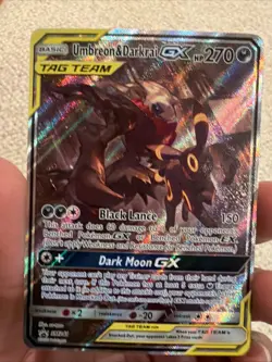 Pokemon TCG Umbreon & Darkrai GX SM241 Sun & Moon Promo - Image 1