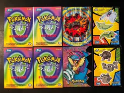 8 POKEMON TOPPS 1997-1998 SERIES CARDS - Image 1