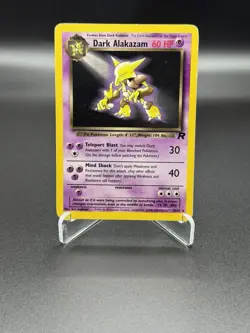Pokemon TCG Dark Alakazam 3 Card Set Non-Holo Team Rocket WOTC - Image 1