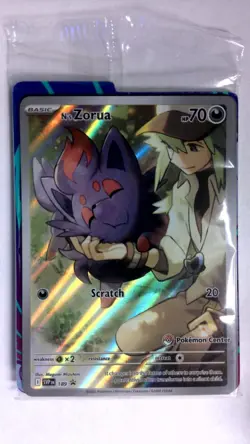 Pokemon N's Zorua 189 Pokemon Center Promo Sealed - Image 1