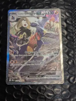 Pokemon TCG Cynthia's Garchomp EX Destined Rivals ( Mint Condition) - Image 3