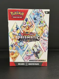 🔥 Pokemon TCG Scarlet & Violet Prismatic Evolutions Booster Bundle Sealed New - Image 1
