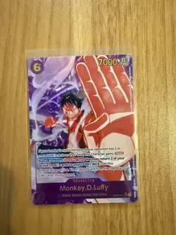 One Piece Monkey D Luffy Alt Art EB02-061 SEC Anime 25th Collection - Image 3