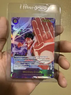 ONE PIECE Monkey D Luffy (Alt Art) EB02-061 SEC Anime 25th Collection English 💎 - Image 2