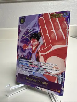 ONE PIECE Monkey D Luffy Alt Art EB02-061 SEC Anime 25th Collection English - Image 3